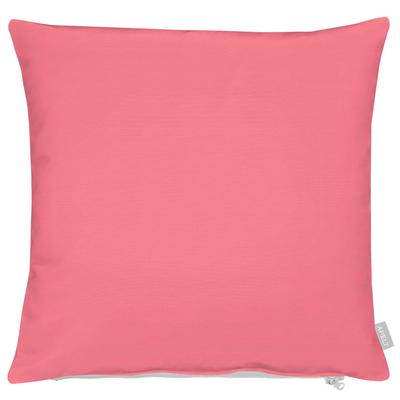 Dekokissen APELT "3800", pink (pink, unifarben), B:65cm H:7cm L:65cm, Baumwolle, Polyester, Dekokissen_Sitzkissen_Kissenhüllen, Statement-Reißverschluss