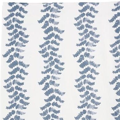"Pierre Wavy Stripe Drapery Panel - Cornflower, 50""W X 108""L - Ballard Designs"