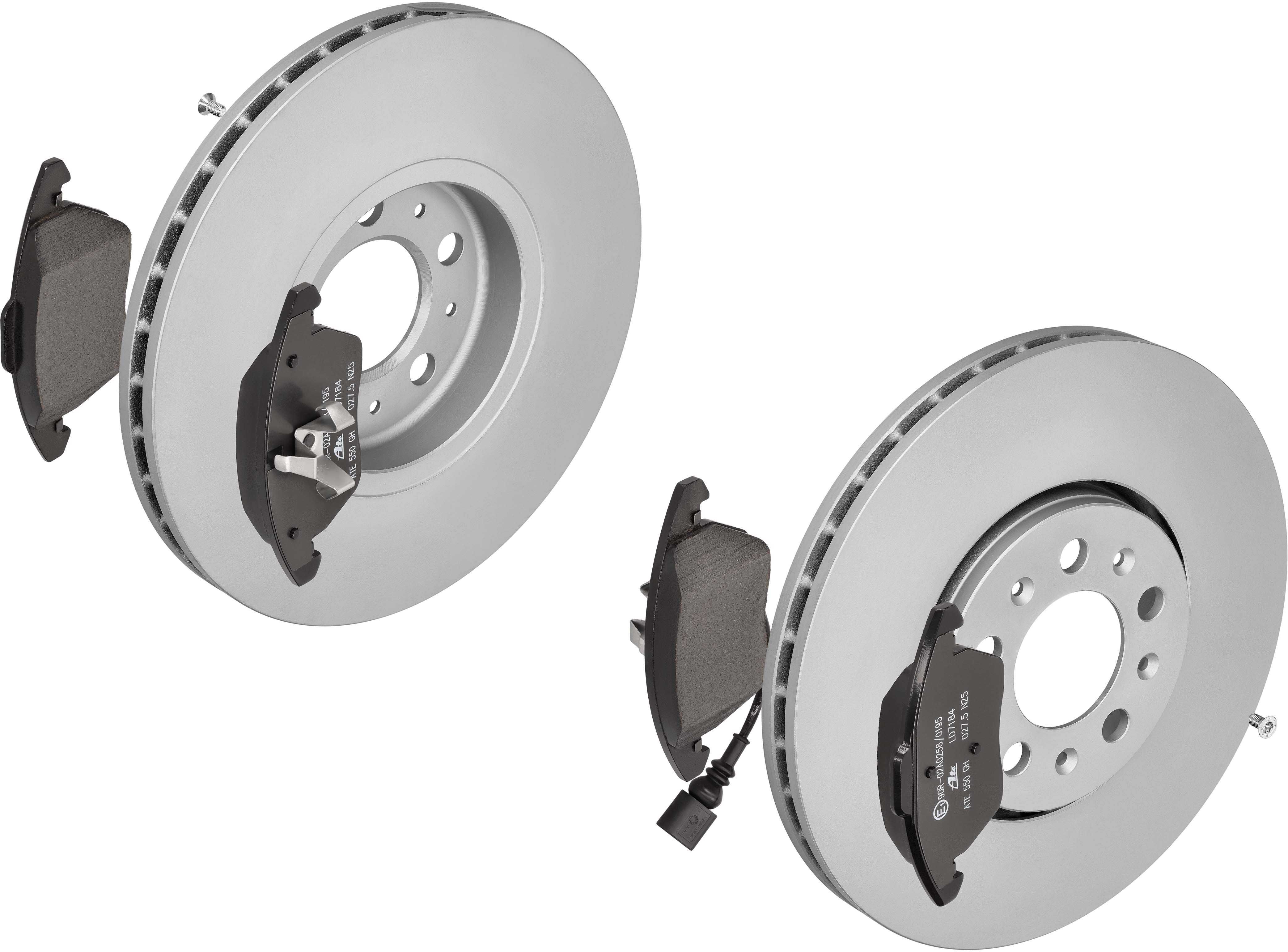 Ate Bremsensatz, Scheibenbremse 1420-21996 Vorderachse Belüftet 288mm 25mm Für Seat Vag Skoda