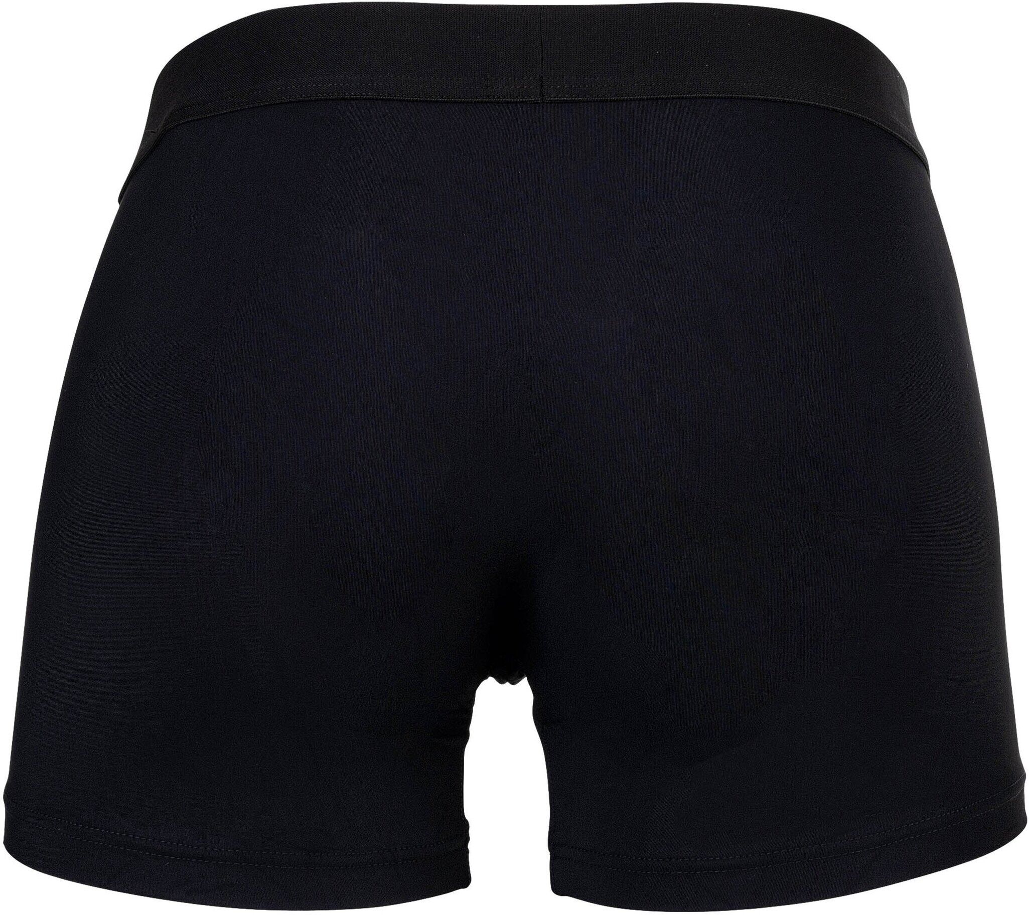 Boxershorts HOM "Boxershort Boxer Brief Supersoft 1er Pack", Herren, Gr. S, schwarz, Obermaterial: 73% Polyamid PA. 27% Elasthan EL., Unterhosen Boxershorts