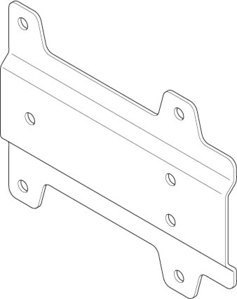 Dornbracht Befestigungs-Blech WT-EHM-UP 09172005190 x 8 x 160 mm