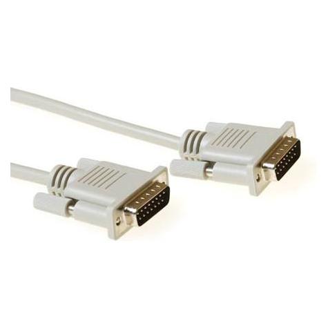 ACT 1.8 metre Serial 1:1 connection cable 15 pin D-sub male (1.80 m) (AK3912)