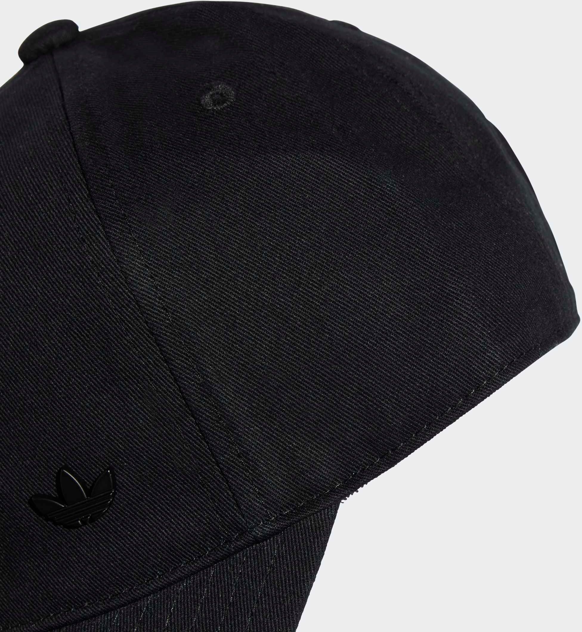 Baseball Cap ADIDAS ORIGINALS "EVERYDAY TONAL METAL TREFOIL ICONS", schwarz, Obermaterial: 100% Baumwolle, Caps Baseball Cap, für Erwachsene konzipiert schwarz Einheitsgröße