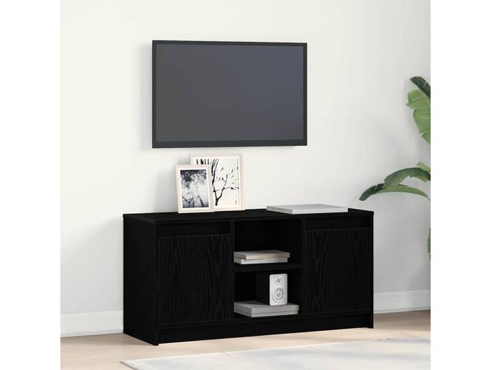 vidaXL TV-Einheiten 100 x 34 x 50 cm Schwarz Holzwerkstoff