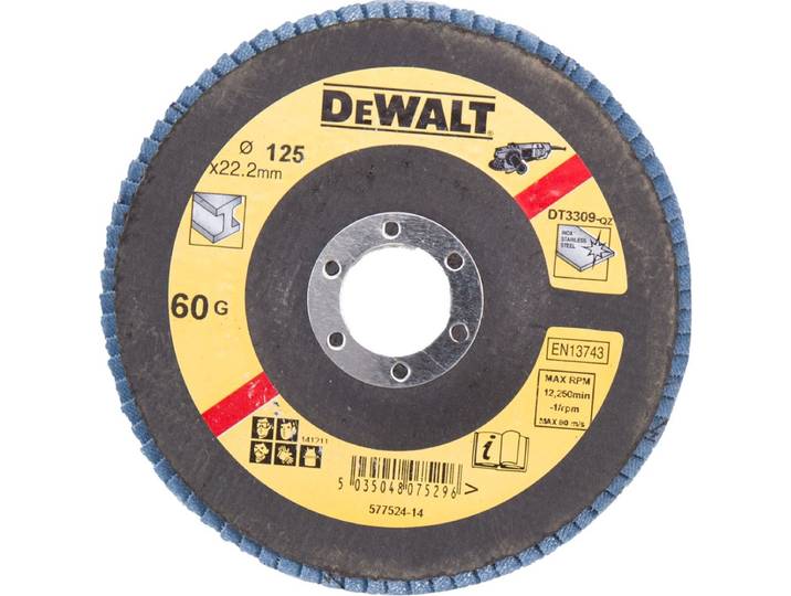 DeWALT DT3309 Lamellenschijf 125mm K60
