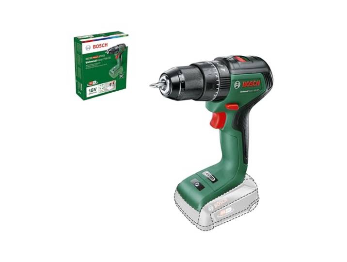 Bosch Perceuse à percussion sans-fil UniversalImpact 18V-60 Vissages et perçages avec percussion performants avec un maximum d’endurance et de confort Outils électroportatifs