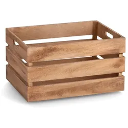 Aufbewahrungsbox Vintage 39 x 29 cm Holz Braun L (Large)