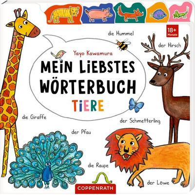 Mein liebstes Wörterbuch: Tiere, Gebundene Ausgabe von Yayo Kawamura, Coppenrath Verlag GmbH & Co. KG, 978-3-649-64945-8