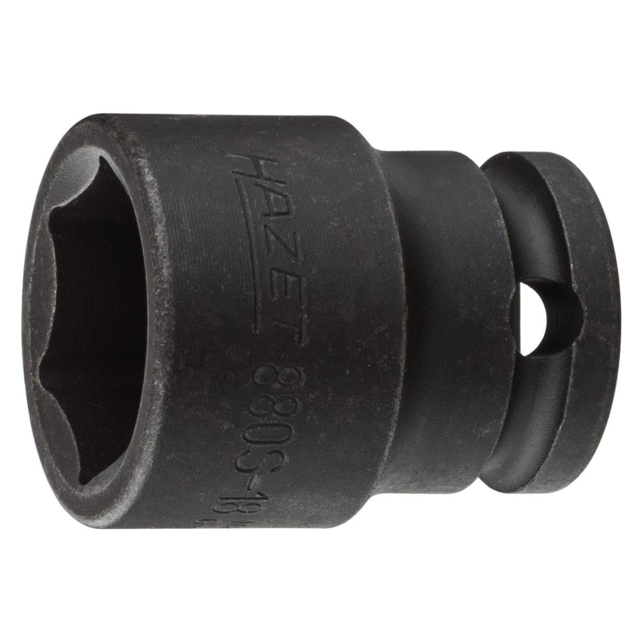 Hazet Schlag-, Maschinenschrauber Steckschlüsseleinsatz Sechskant 880S-18 Vierkant10 mm (3/8 Zo... (18 mm) (880S-18)