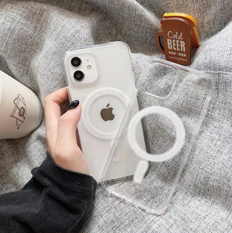 INF iPhone 11 Handyhülle kompatibel mit MagSafe Ladegerät Transparent