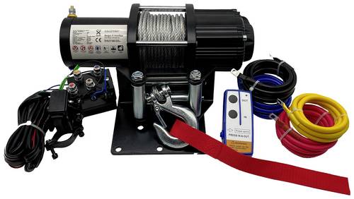 Berger & Schröter Seilwinde 31767 Zugkraft (rollend)=3.15kg Funk-Fernbedienung, inkl. Rollenfenster