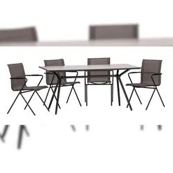 acamp Tischgruppe Stapelstuhl Alpha tex 1x 56097 Tisch Alpha