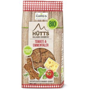 Dr.Kargs Cracker Hütts Vollkorn Knabberei, BIO, Tomate & Emmentaler, 125g