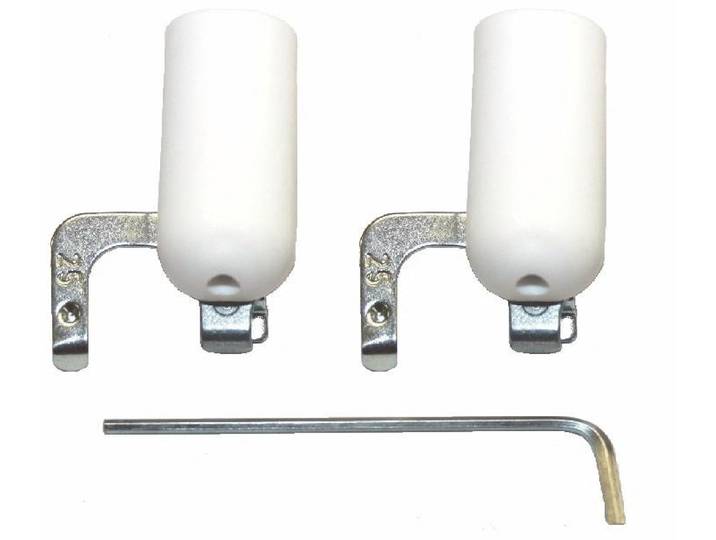 Klemmträger SUNLINES, weiss (weiß), Metall, Sichtschutzbefestigungen, Klemmträger, für Aluminium-Jalousie