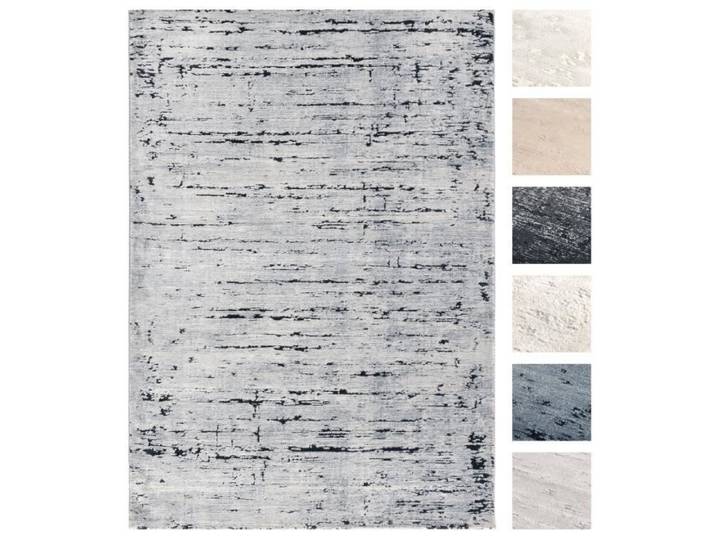 Tapis Salon Poils Courts Gris Foncé 195x290 cm Tapis de Chambre Moderne Extra Doux