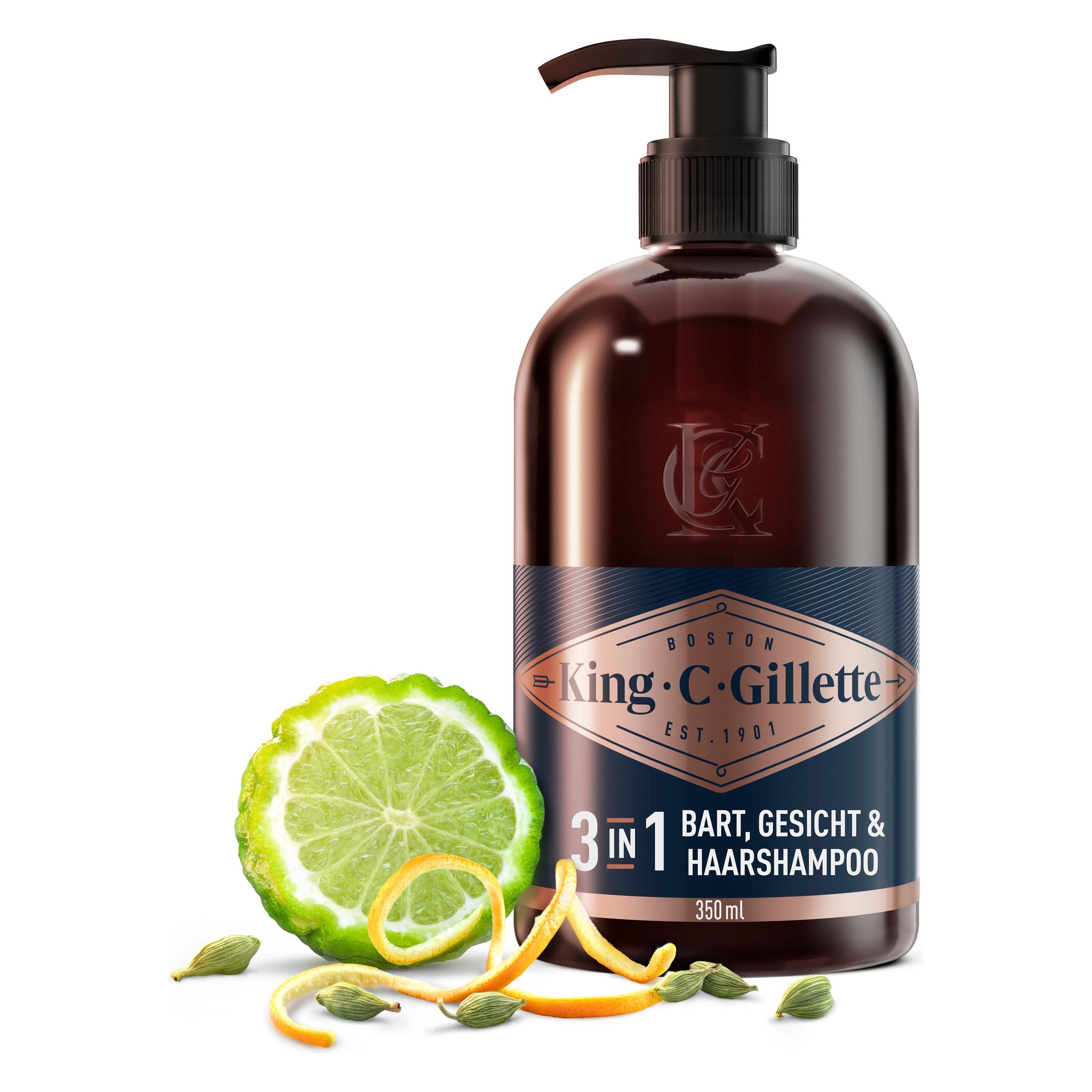 King C. Gillette Bartshampoo (350 ml) (8001841693934)