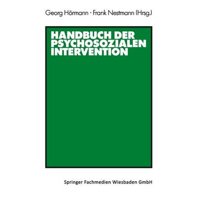 Handbuch der psychosozialen Intervention, Taschenbuch von , VS Verlag für Sozialwissenschaften, 978-3-531-11815-4
