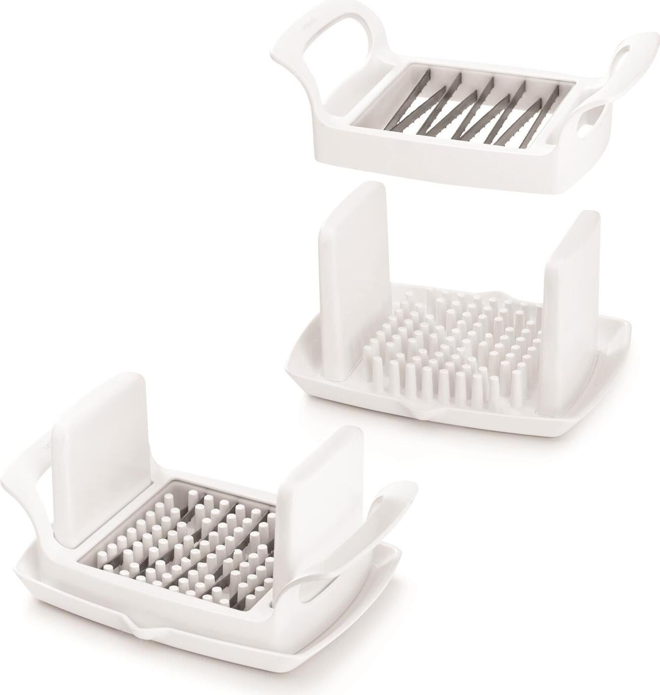 Metaltex Slicy Keukenaccessoires wit/roestvrij staal
