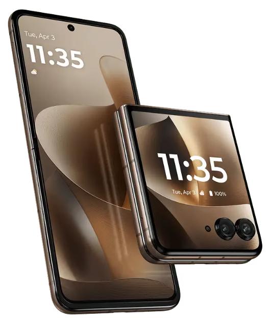 Motorola razr 70 ultra, 17,7 cm (6.96"), 16 GB, 512 GB, 50 MP, Android 16.0, Holz