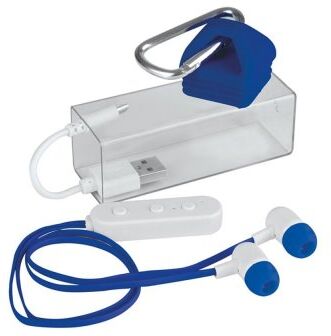 Auricolari Bluetooth con astuccio e cavetto Personalizzate o neutre