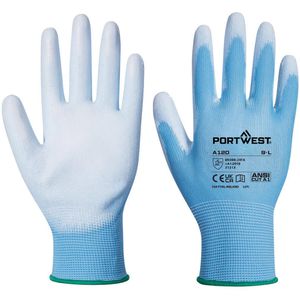 Portwest Arbeitshandschuhe A120B4RS, PU-Beschichtung, blau, Größe 7 / S