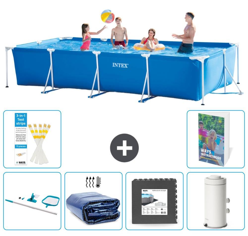 Rechteckiger Frame Pool - 450x220x84 cm - 5-teilig S43