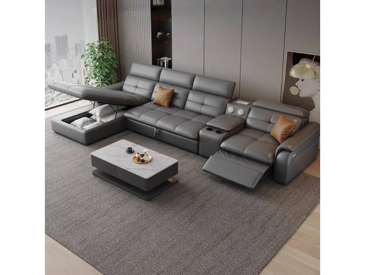 Canapés modernes italiens salon minimaliste canapés paresseux électriques fauteuils de détente appartement Articulos Para El Hogar accessoires