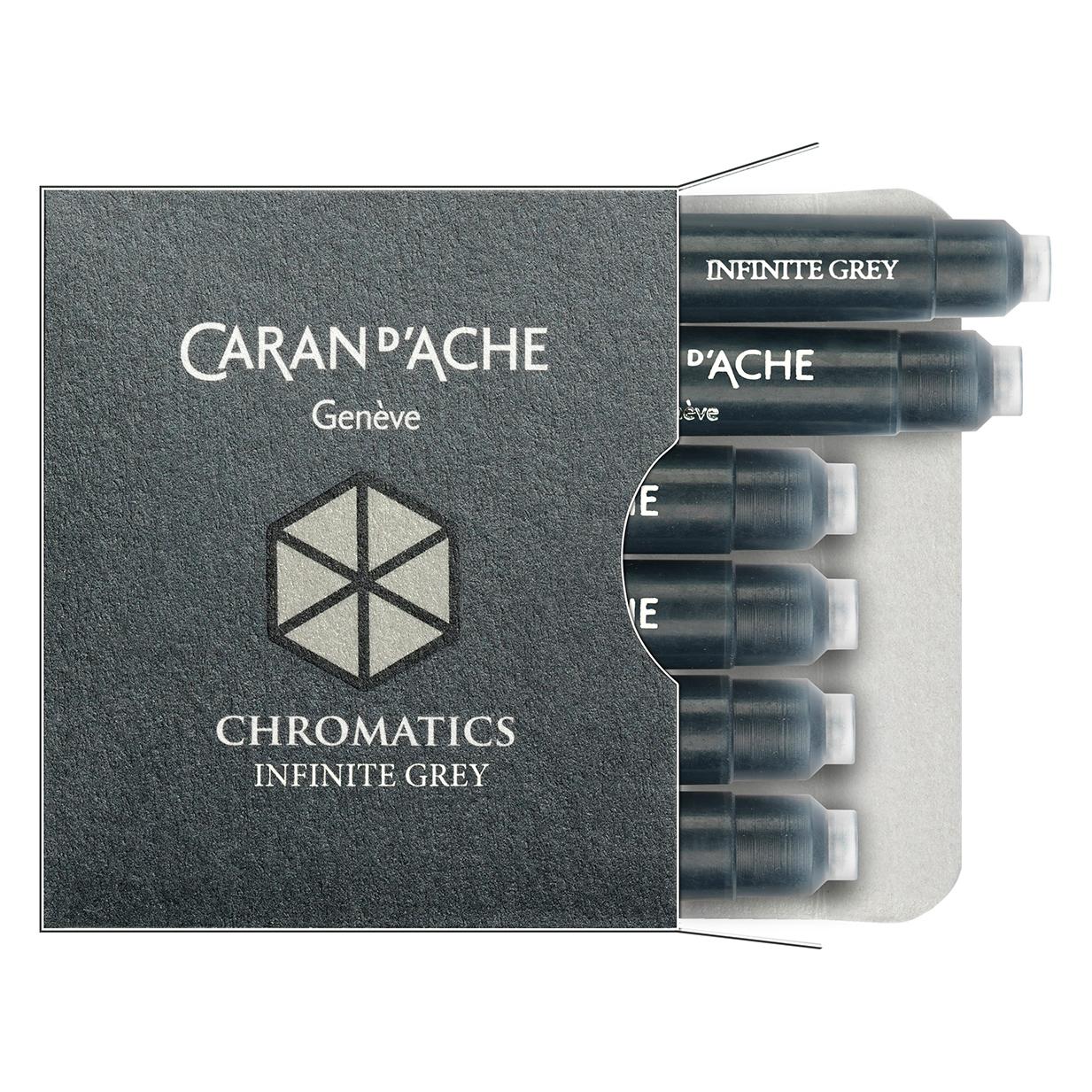 Caran d'Ache Chromatics Tintenpatronen (Grau, 6 Stk.) (8021.005)