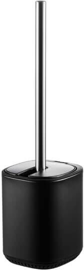 Showerdrape Echo Black Steel Toilet Brush & Holder