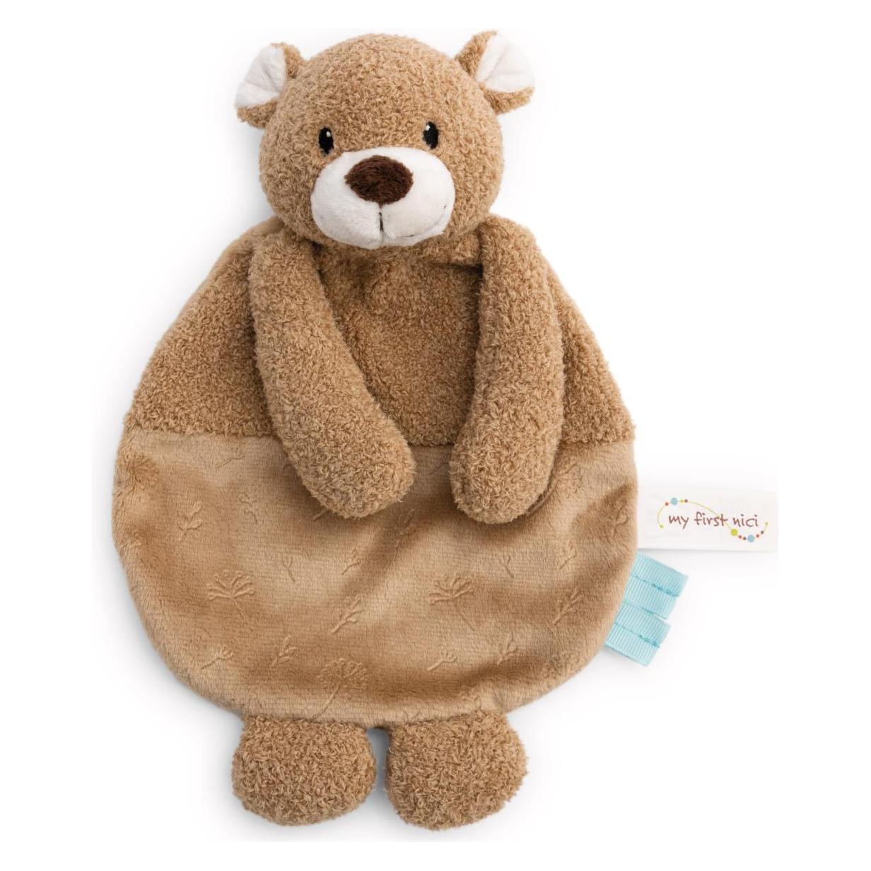 NICI Schmusetuch Bär braun Header Karte (7 x 17 cm) (63316)