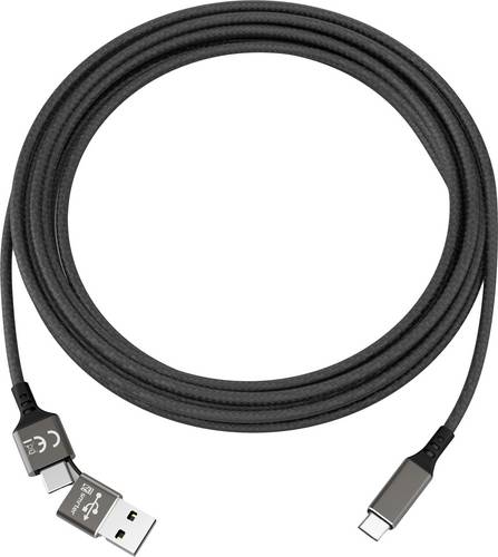 Smrter USB-Kabel USB 2.0 USB-C Stecker, USB-C Stecker 1.00 m SMRTER_SPEEDY_C_BK