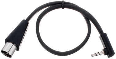 Rockboard Flat TRS Midi Cable 30 cm Schwarz