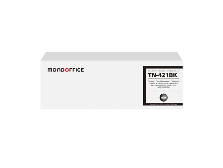 MONDOFFICE Toner compatible BROTHER TN421 - Noir