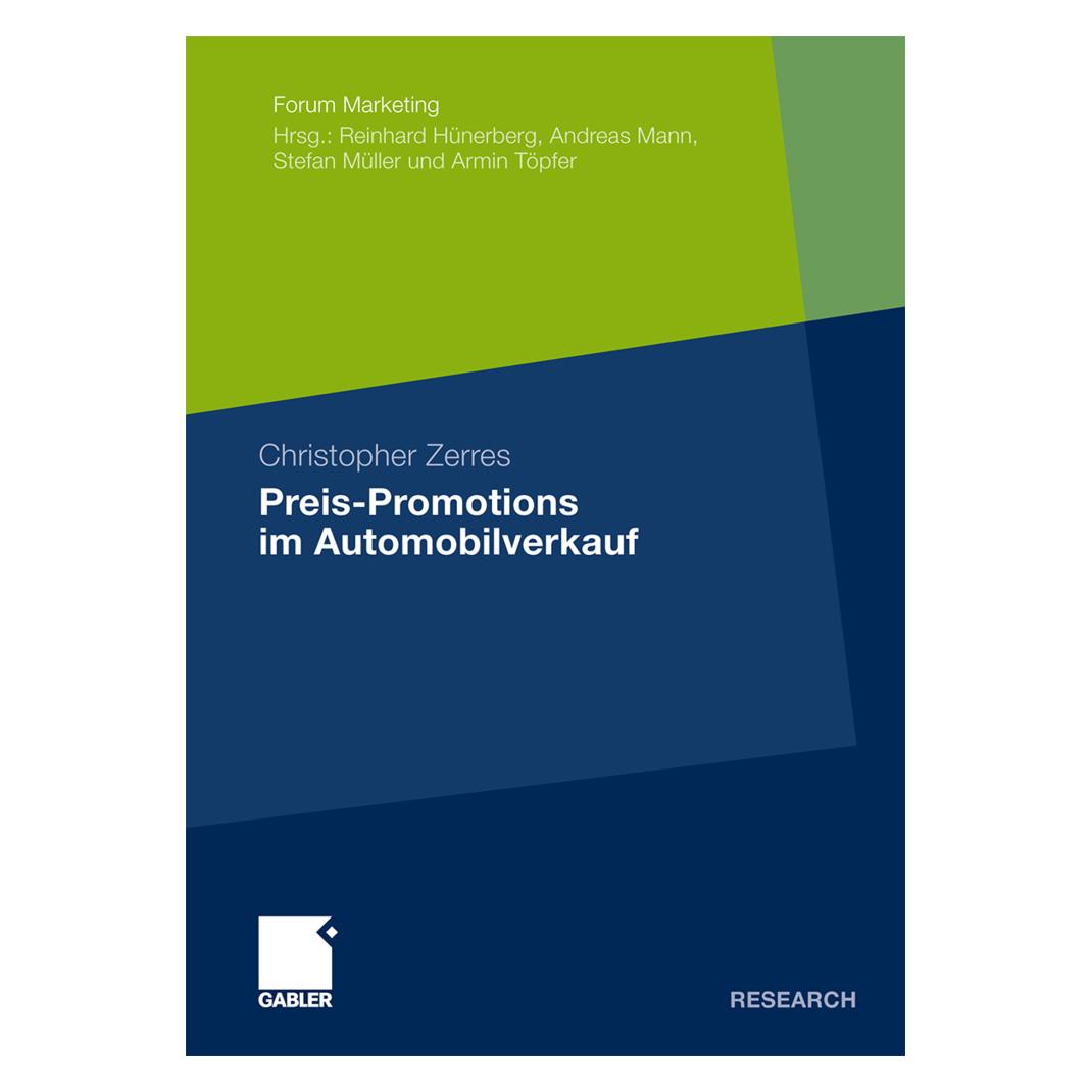 Gabler Preis-Promotions im Automobilverkauf (Deutsch, Softcover, Christopher Zerres) (55250267)