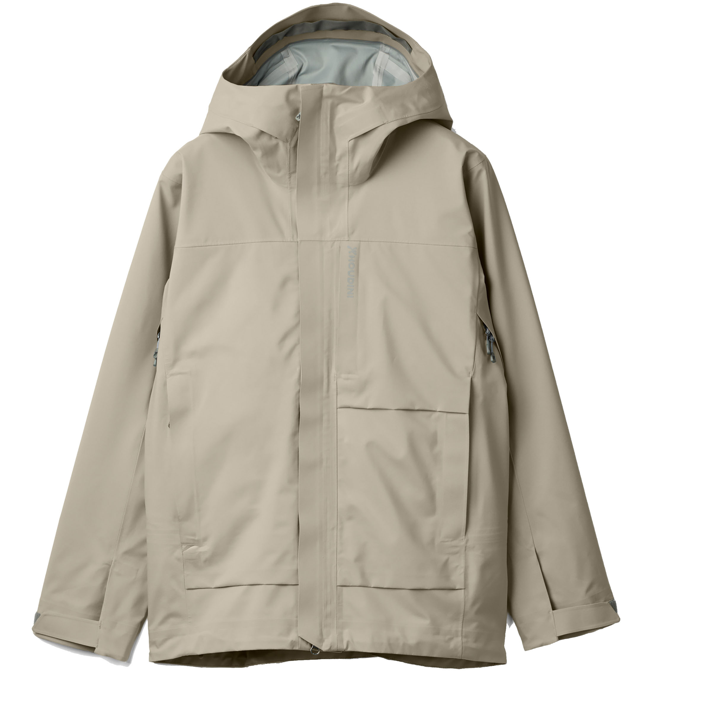 Houdini Rollercoaster II Herren Regenjacke greenish gray Größe S Freeride | Skifahren Winddicht