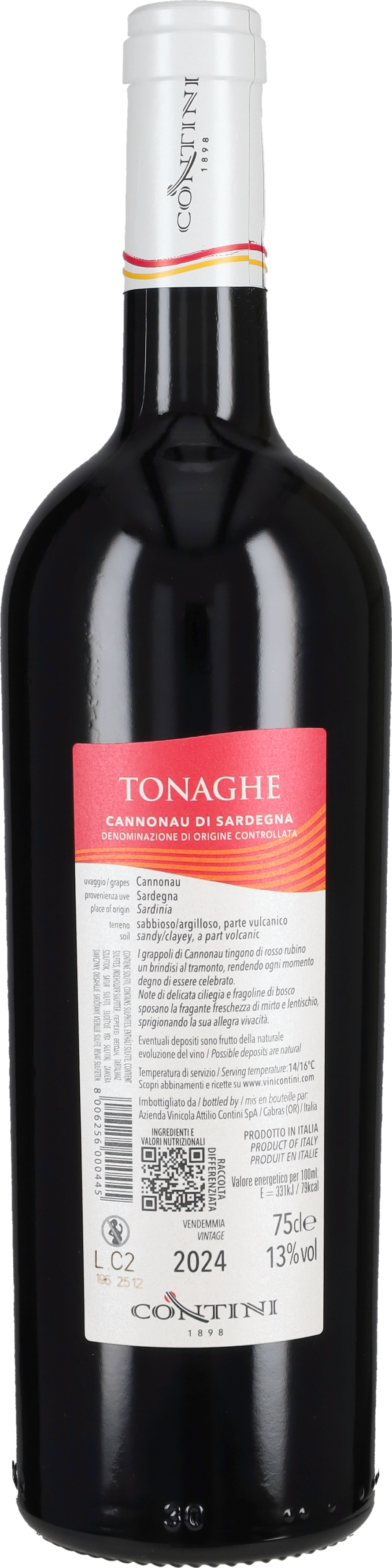 Contini Cannonau 'Tonaghe' 2025