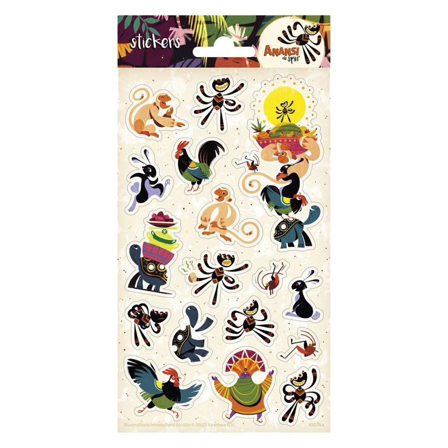 Totum Aufkleberbogen Anansi die Spinne (37180165)
