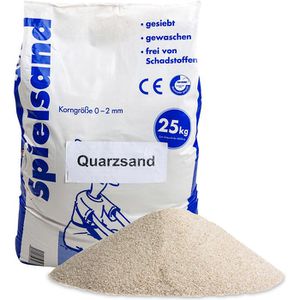 TKG Quarzsand getrocknet, 25 kg, für Aschenbecher
