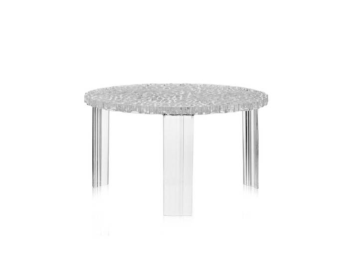 KARTELL table basse T-TABLE H 28 cm (Cristal - PMMA transparent)