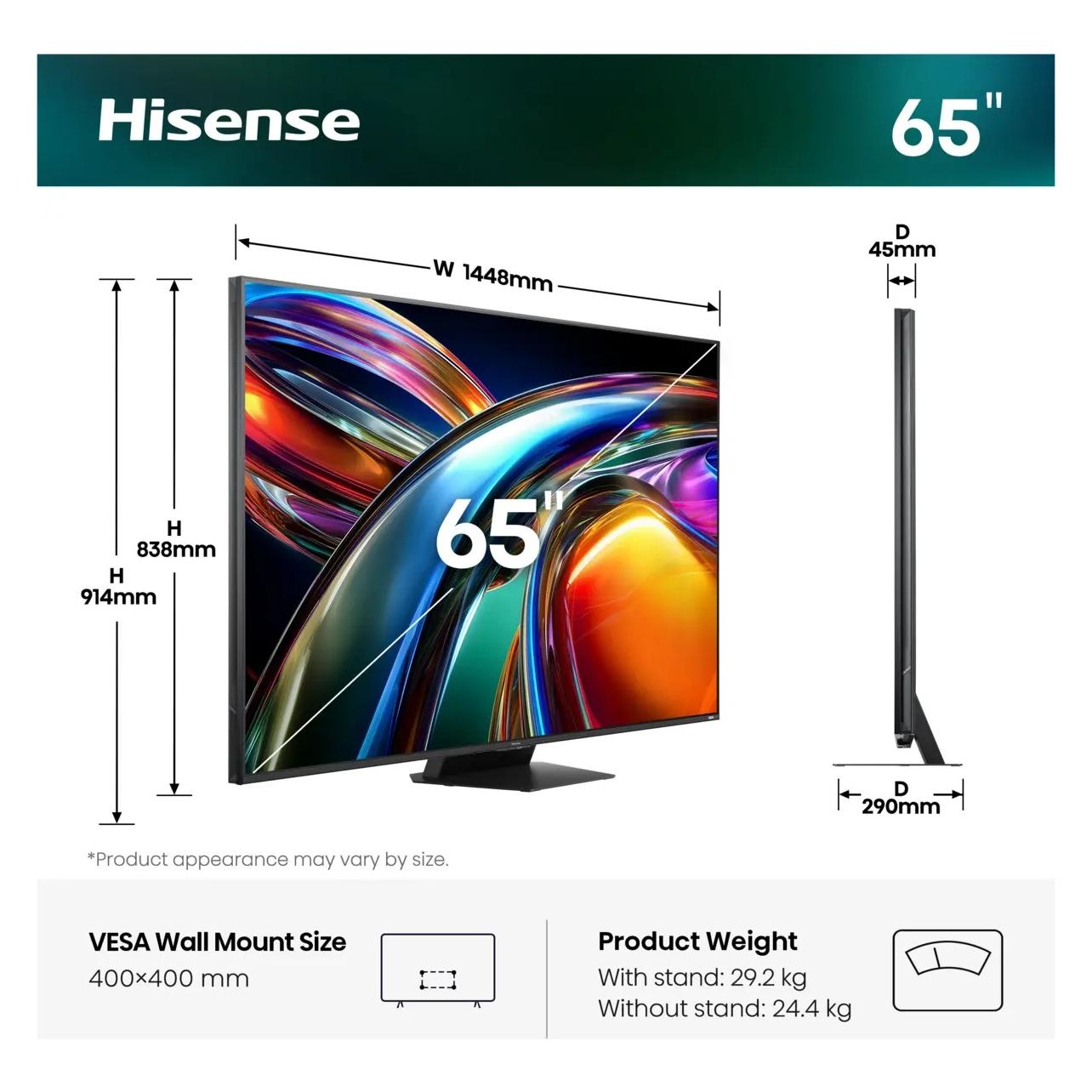 Hisense 65UR9S (65", 4K) (65UR9S)