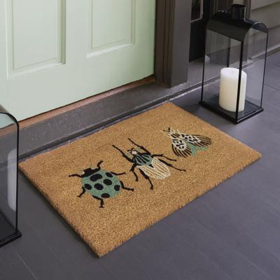 "Balta Rugs Beetle and Bugs Nature 18"" x 30"" Doormat - 18"" x 30"""