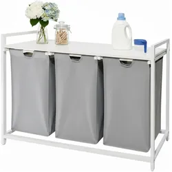 Relaxdays, Wäschekorb, Wäschesammler (50 l)
