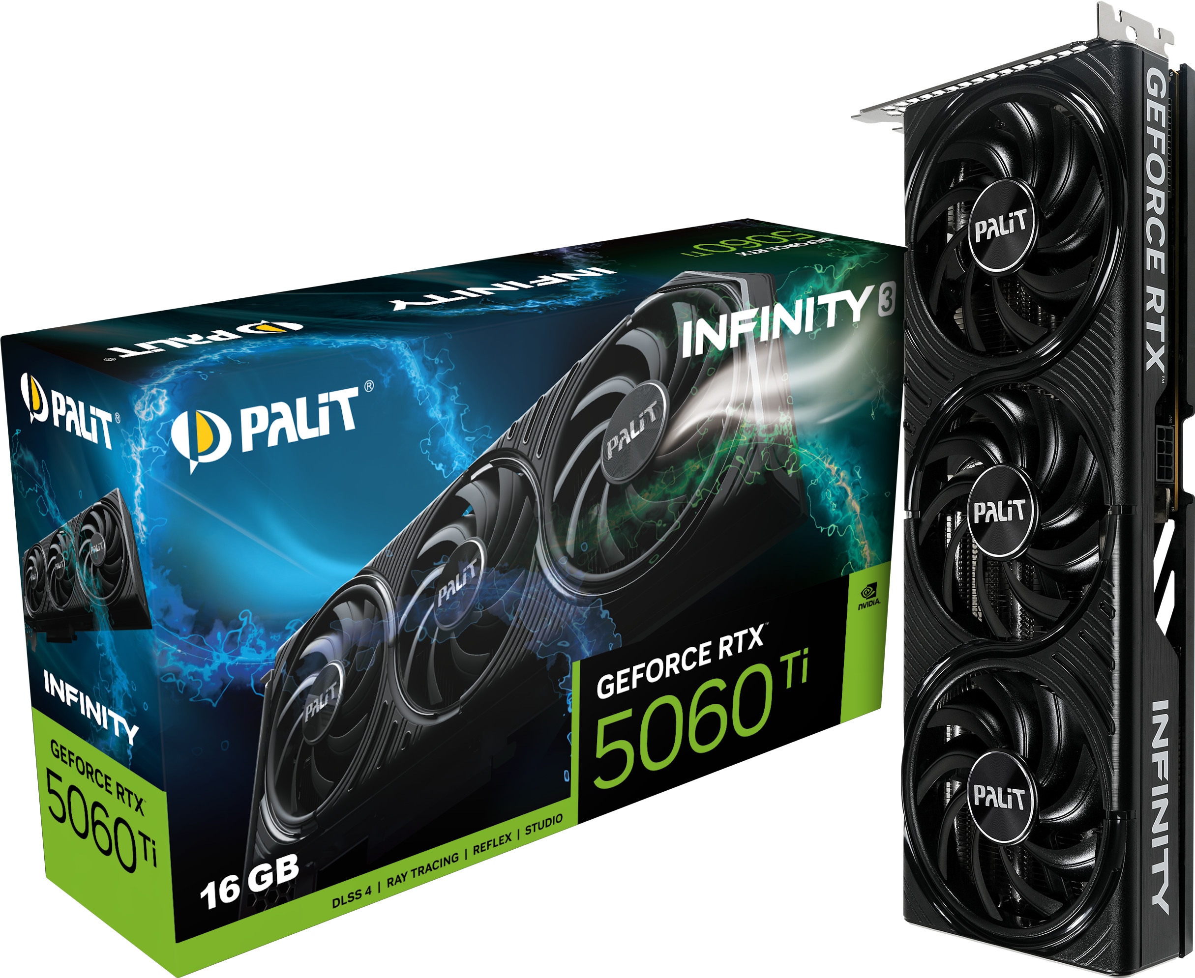 PALIT GeForce RTX 5060 Ti Infinity 3 Grafikkarte 16 GB