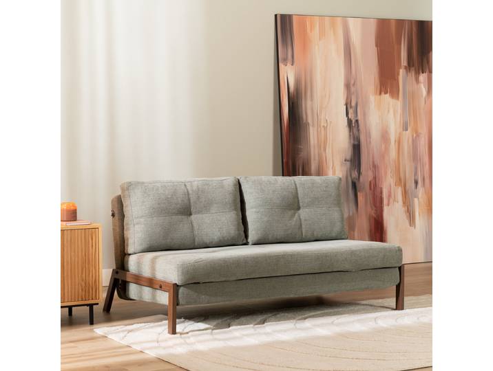 Bronx71 Schlafsofa 2-Sitzer Mikko recycelter Stoff grün