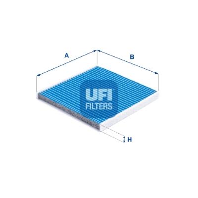 UFI Filter, Innenraumluft 34.117.00 für TOYOTA