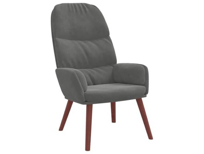 Heofavd Relaxsessel Dunkelgrau Samt Polstersessel 70x77x98cm