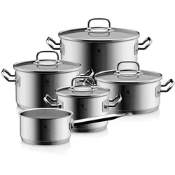 WMF Topfset Profi One 5tlg. Edelstahl Silber