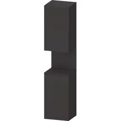 Duravit Collection One Hochschrank, Türanschlag links, 400x360x1760mm, Nische Graphit Supermatt, QA1346L80800000, Farbe: graphit supermatt