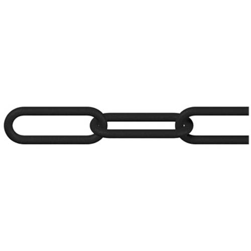 dörner + helmer 128957 Absperrkette Schwarz Kunststoff 6m