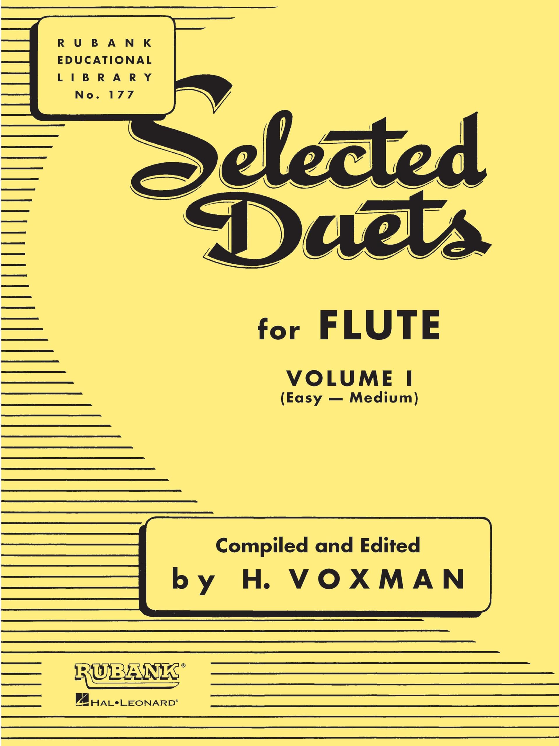 Various - Selected Duets for Flute: Volume 1 - Easy to Medium (Rubank Educational Library, Band 177): Easy-medium (Rubank Educational Library, 177, Band 1) - Preis vom 01.10.2026 17:08:56 h
